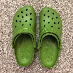 Green crocs